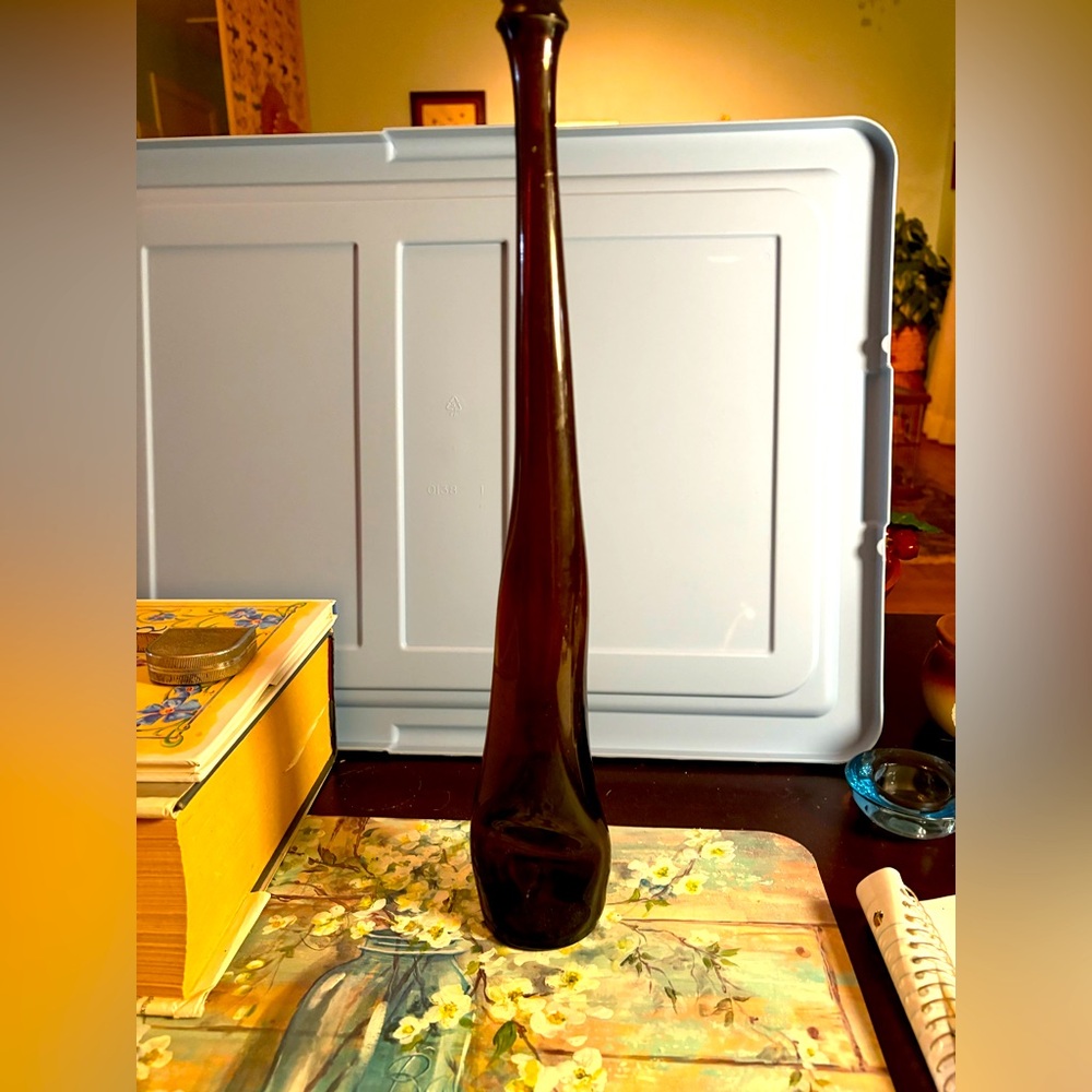Rare Vintage Amber Bottle